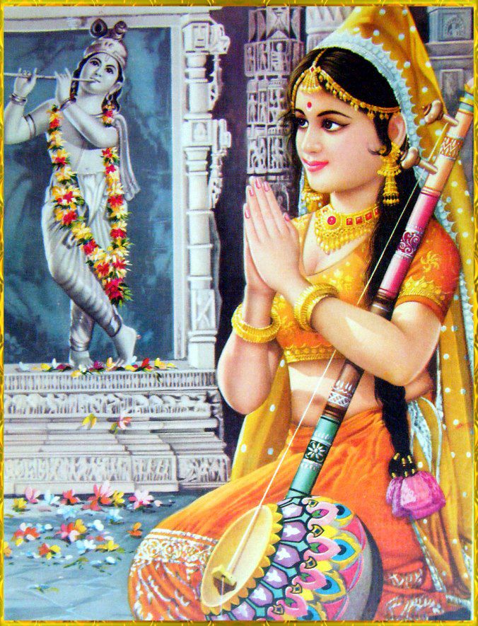 god krishna and meera