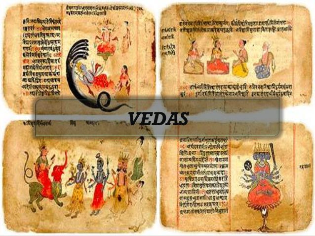 The Four Vedas of Hinduism Rig Sama Yajur Atharva